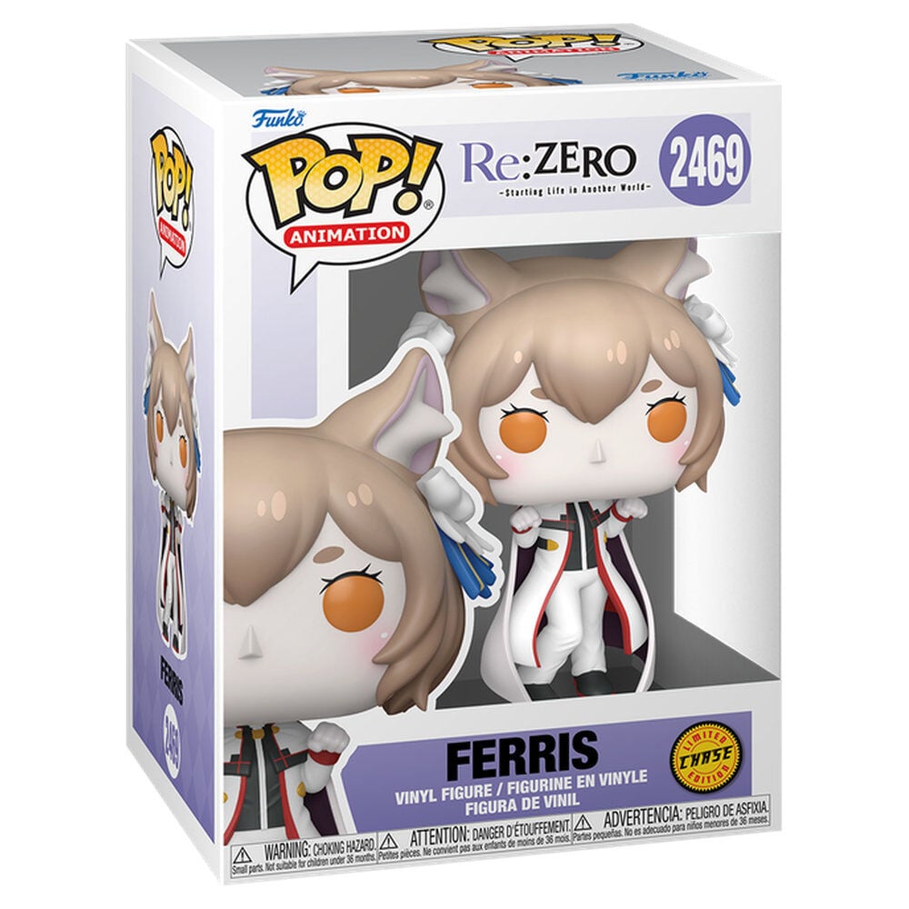 Figura Funko POP! Chase de Ferris de Re:Zero en su caja