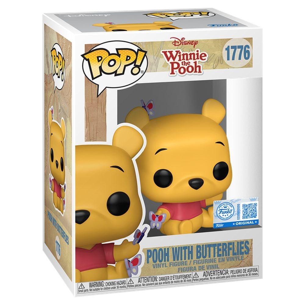 Figura Funko POP! de Winnie the Pooh con mariposas en caja