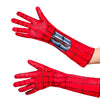 Guantes rojos de Spider-Man Marvel con telarañas negras