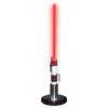 Lámpara 3D de sable de luz rojo de Darth Vader Star Wars con base negra