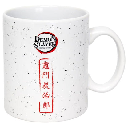 Taza blanca de Tanjiro Kamado de Demon Slayer - 2