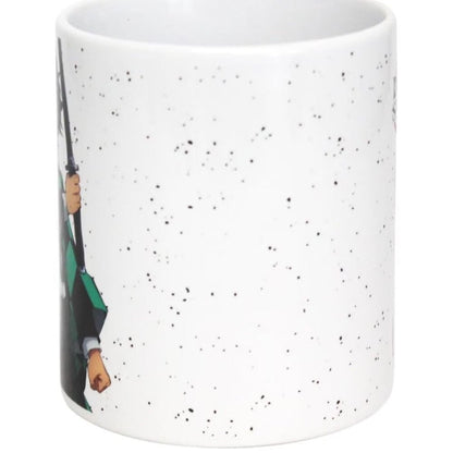 Taza blanca de Tanjiro Kamado de Demon Slayer - 3