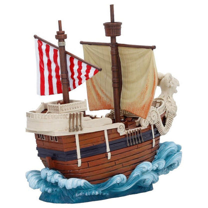 Barco Going Merry de One Piece con velas y base de olas - 4