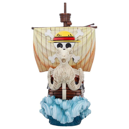 Barco Going Merry de One Piece con velas y base de olas - 5