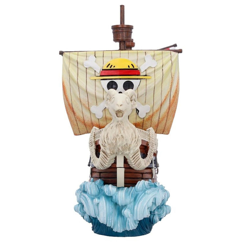 Barco Going Merry de One Piece con velas y base de olas - 5