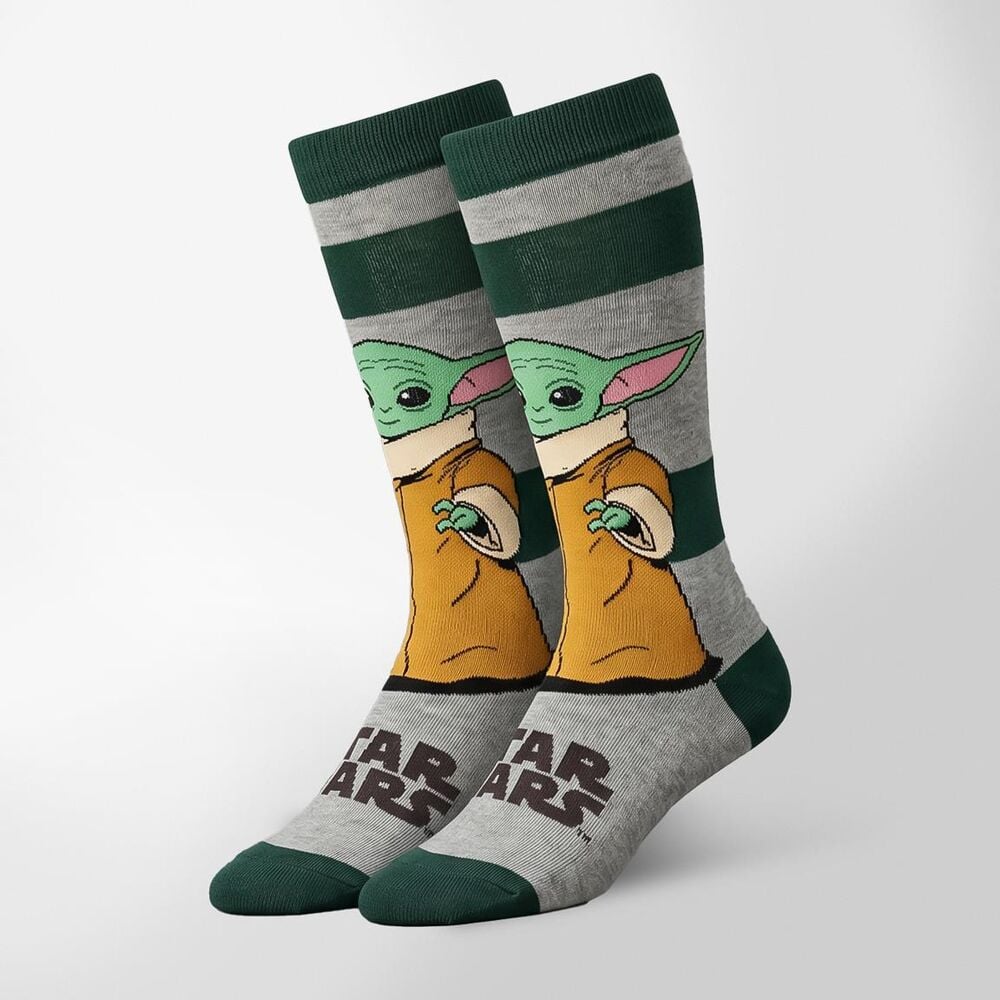 Set de tres pares de calcetines Star Wars The Mandalorian con diseños de Grogu - 3