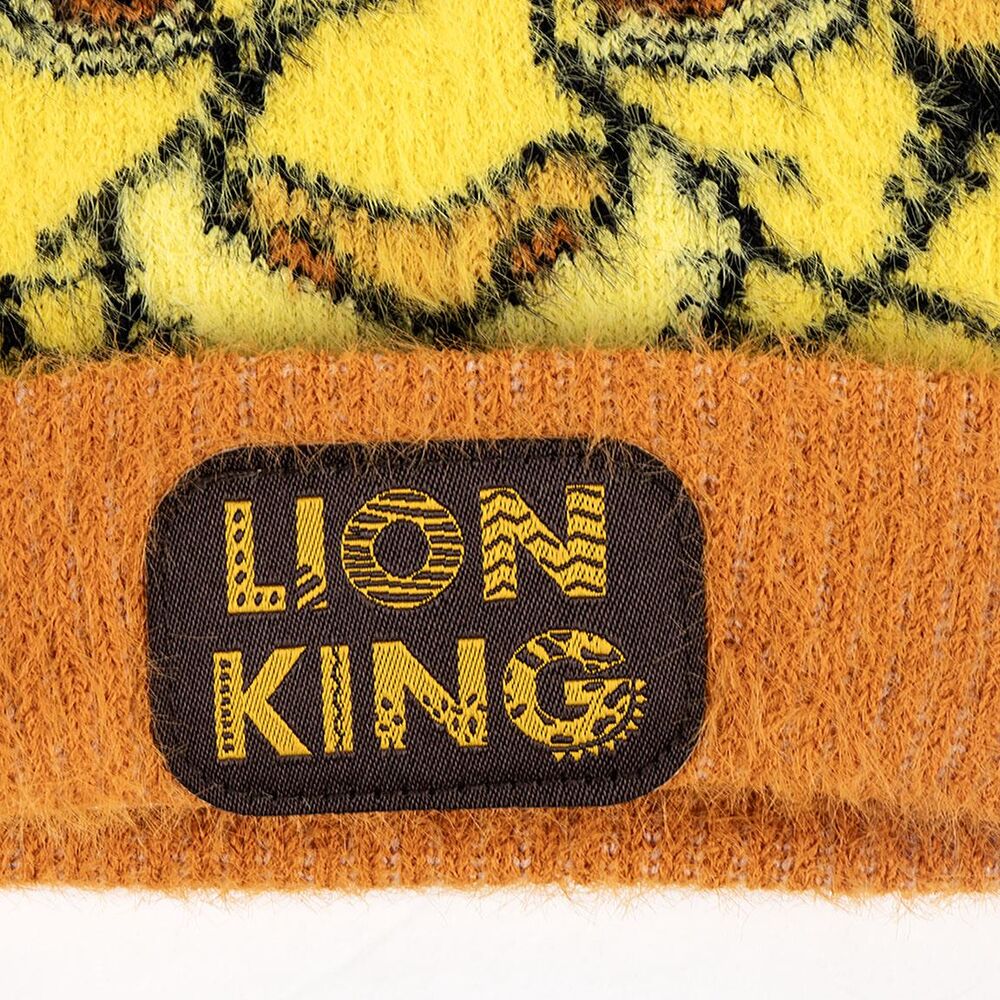 Gorro amarillo de El Rey León con ilustración de cachorro de león - 3