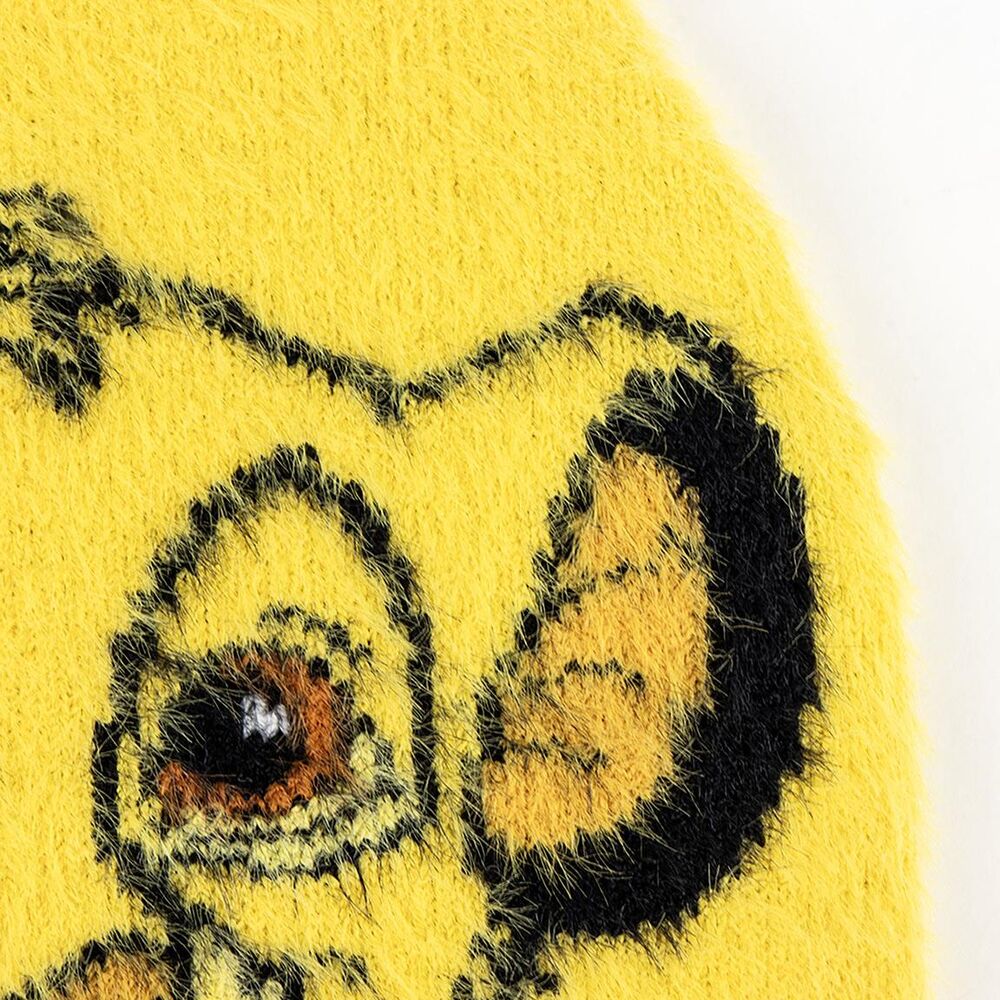 Gorro amarillo de El Rey León con ilustración de cachorro de león - 4