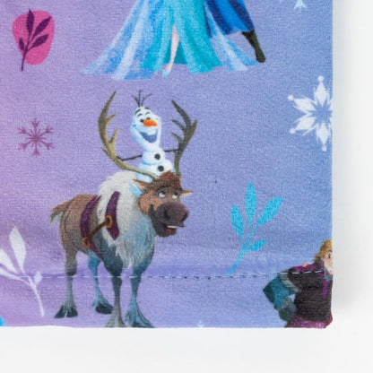 Conjunto Frozen Disney con gorro de pompón, guantes y braga de cuello - 5
