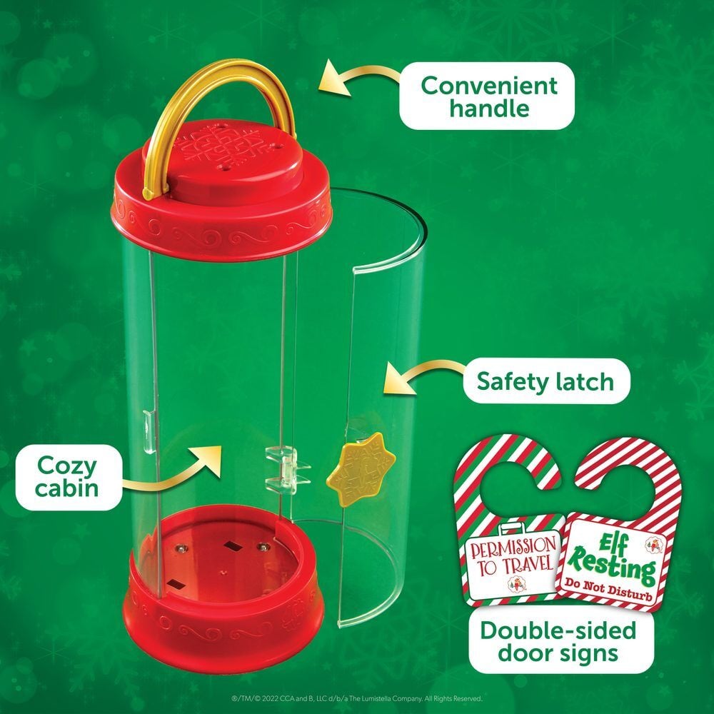 Transportín rojo y transparente para Elfo Explorador The Elf on the Shelf - 2