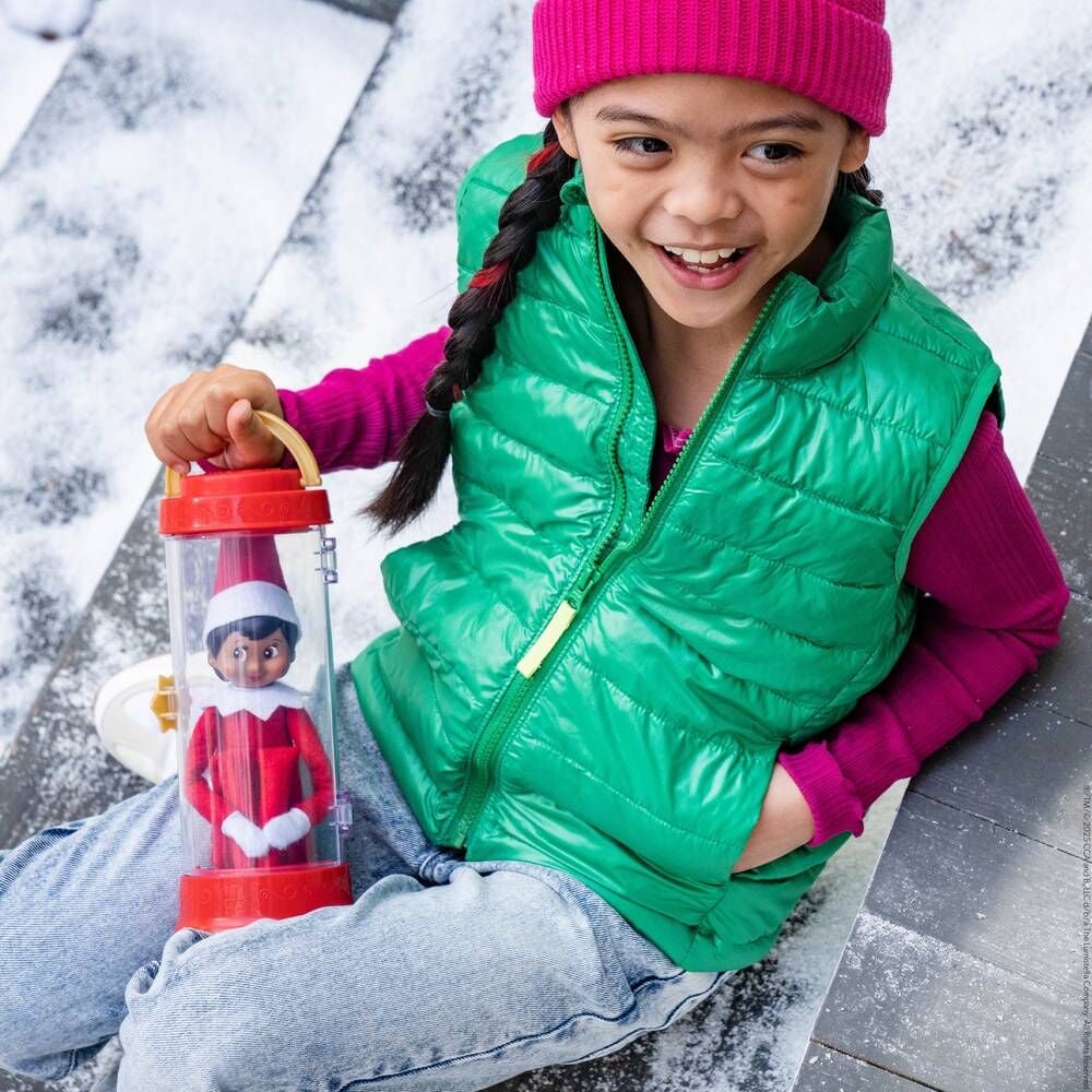 Transportín rojo y transparente para Elfo Explorador The Elf on the Shelf - 4
