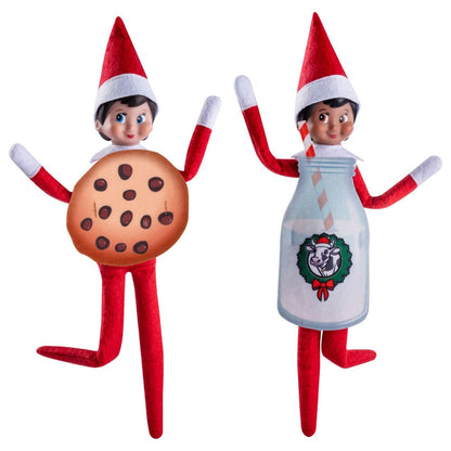 Vestuario para Elfo con diseño de galleta y botella de leche