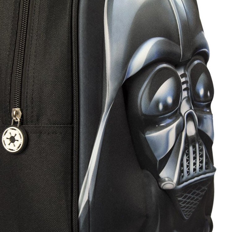Mochila negra 3D de EVA con máscara de Darth Vader Star Wars - 4