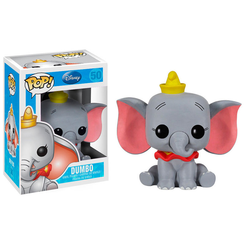 Figura FUNKO POP! de Dumbo con sombrero amarillo y cuello rojo - 2