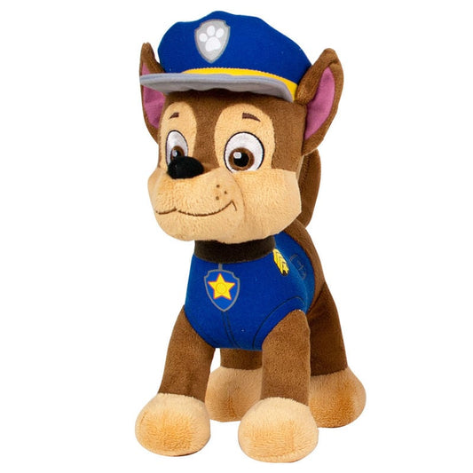 Peluche de Chase de Paw Patrol con uniforme azul y gorra