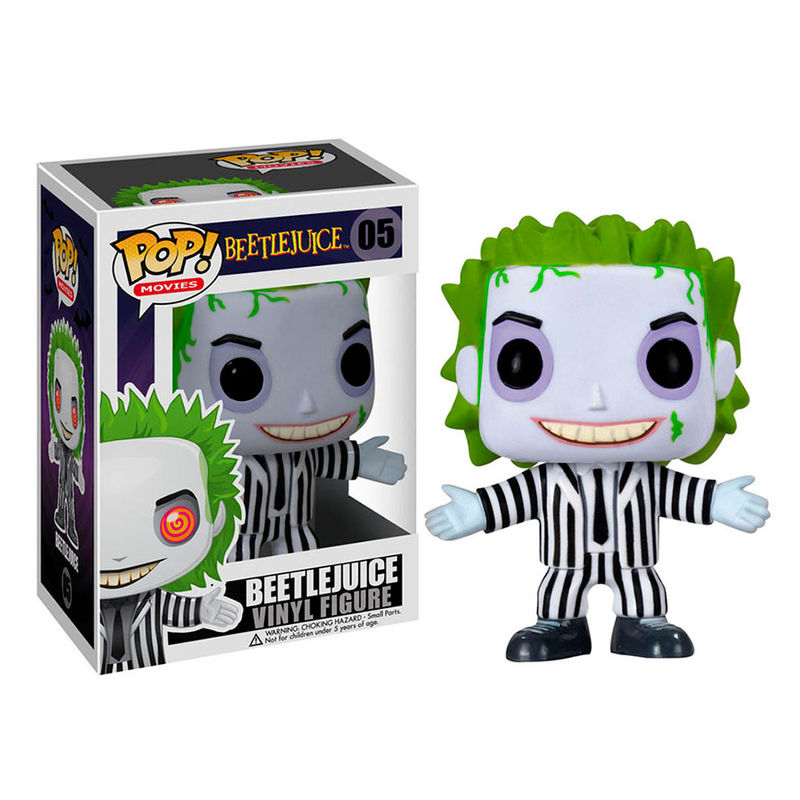 Figura Funko POP! de Beetlejuice Bitelchus con traje de rayas - 2