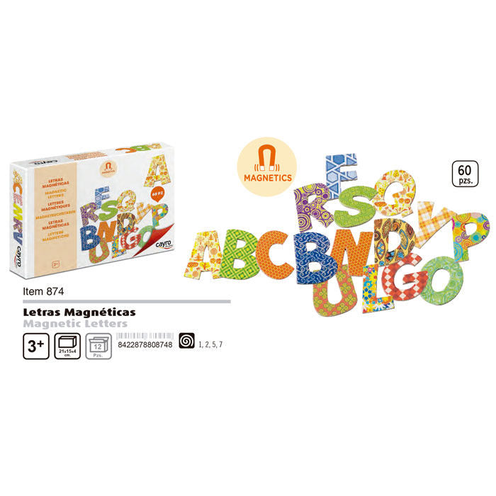 Letras magnéticas decoradas CAYRO con diseños estampados - 4