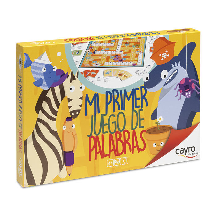 Caja de Mi Primer Juego de Palabras CAYRO con animales ilustrados