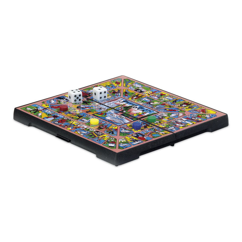 Juego de la oca magnético CAYRO con tablero plegable y fichas de colores