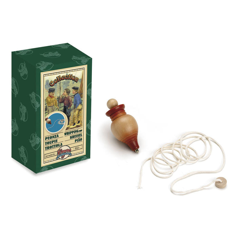 Peonza CAYRO Collection con cuerda y caja retro