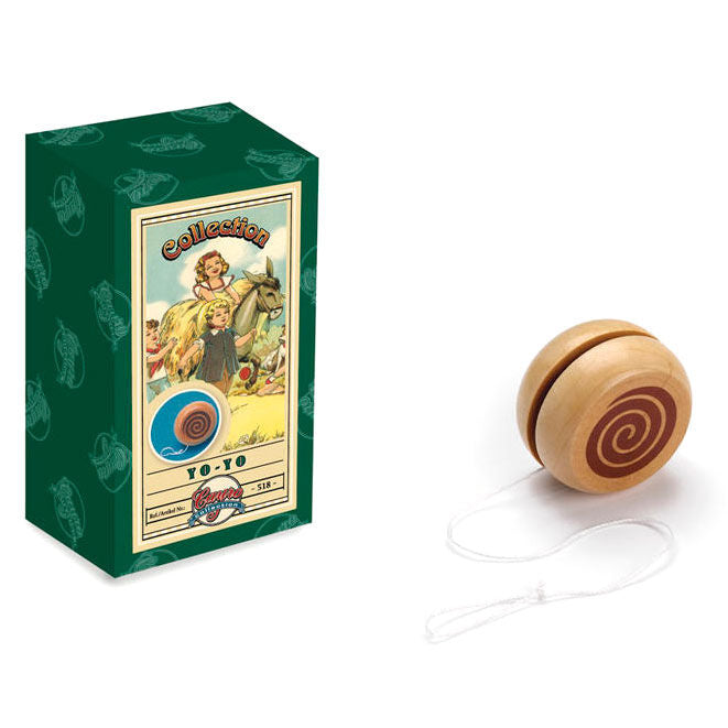 Yo-yo de madera CAYRO con espiral y caja retro Yo-Yo Collection