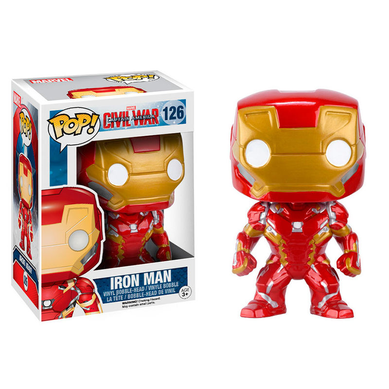 Figura Funko POP! de Iron Man con armadura roja y dorada - 2
