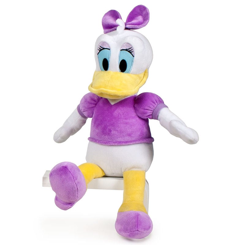 Peluche de Daisy Disney con lazo morado
