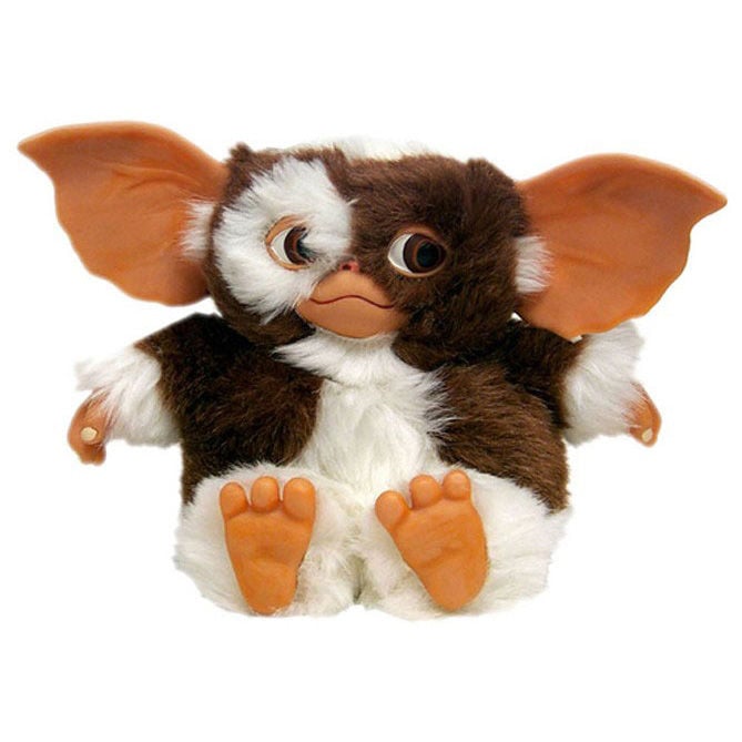 Peluche interactivo de Gizmo de Gremlins con grandes orejas