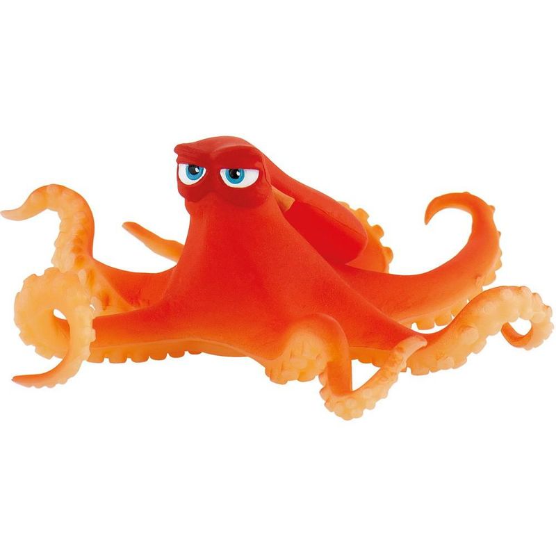 Figura de Hank, el pulpo de Buscando a Dory, en tonos rojo y naranja