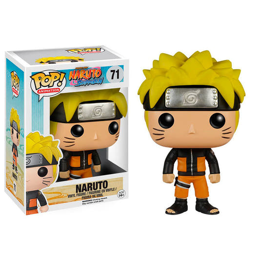 Figura Funko POP! de Naruto Shippuden con atuendo naranja y negro - 2
