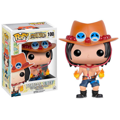 Figura Funko POP de Portgas D. Ace con llamas en las manos - 2