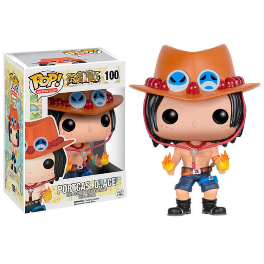 Figura Funko POP de Portgas D. Ace con llamas en las manos - 2