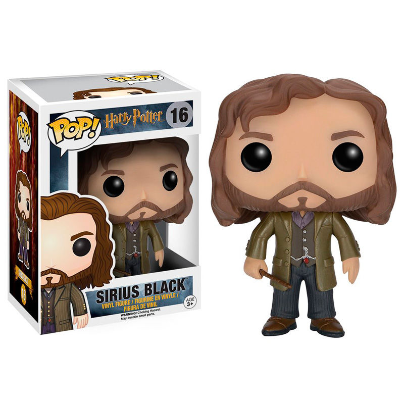 Figura Funko POP! de Sirius Black con abrigo verde y varita - 2