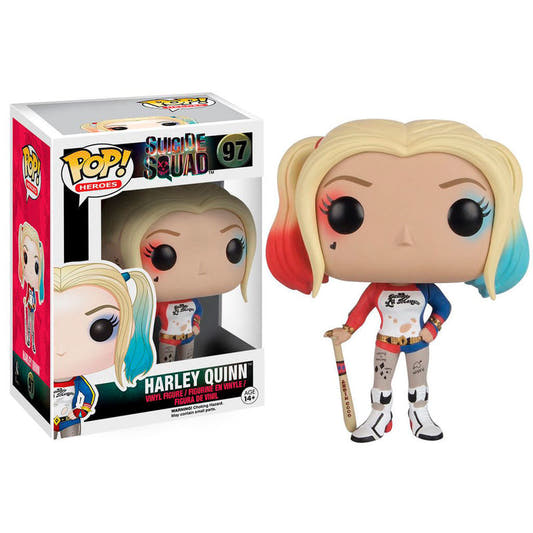 Figura Funko POP! de Harley Quinn de Escuadrón Suicida con bate - 2