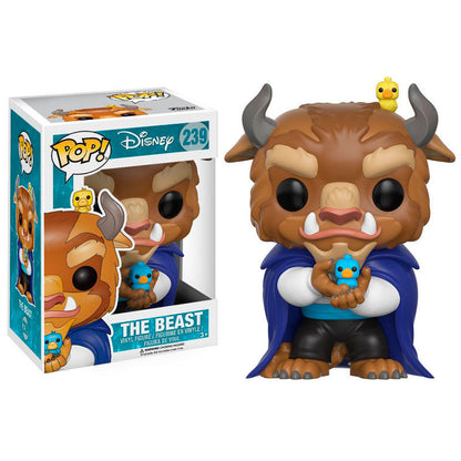 Figura Funko POP! Winter Beast de La Bella y la Bestia con dos pájaros - 2