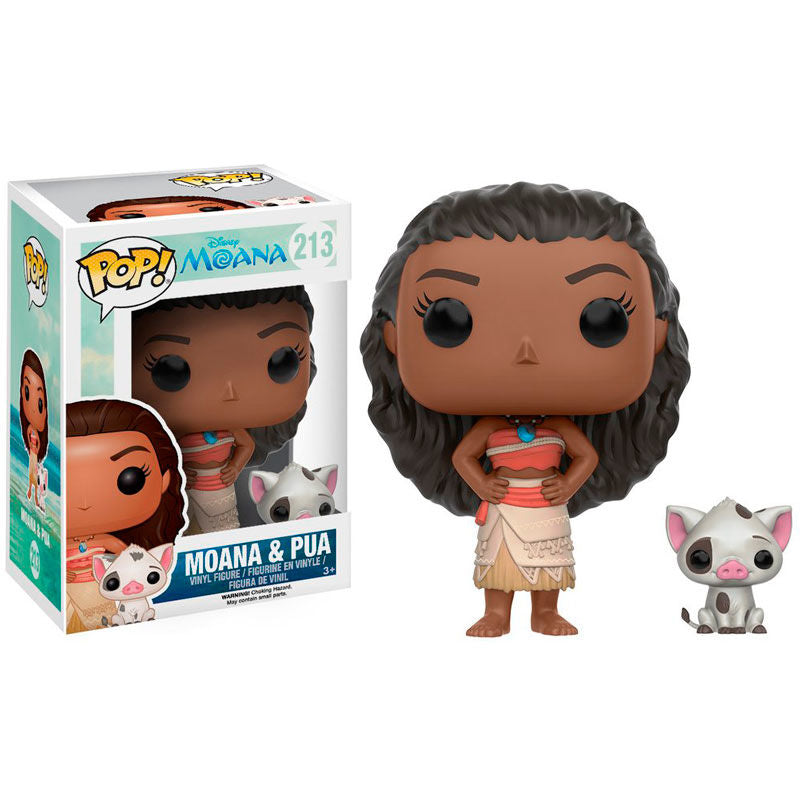 Figura Funko POP! de Vaiana con Pua - 2