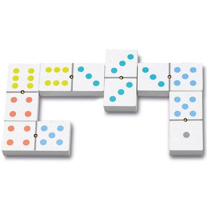 Caja del juego Dominó Deco de CAYRO con fichas de colores - 4