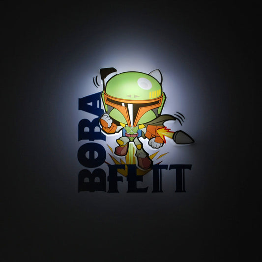Lámpara LED 3D Mini Boba Fett de Star Wars - 3