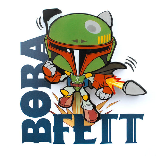 Lámpara LED 3D Mini Boba Fett de Star Wars - 5