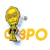 Lámpara LED 3D mini de C-3PO de Star Wars