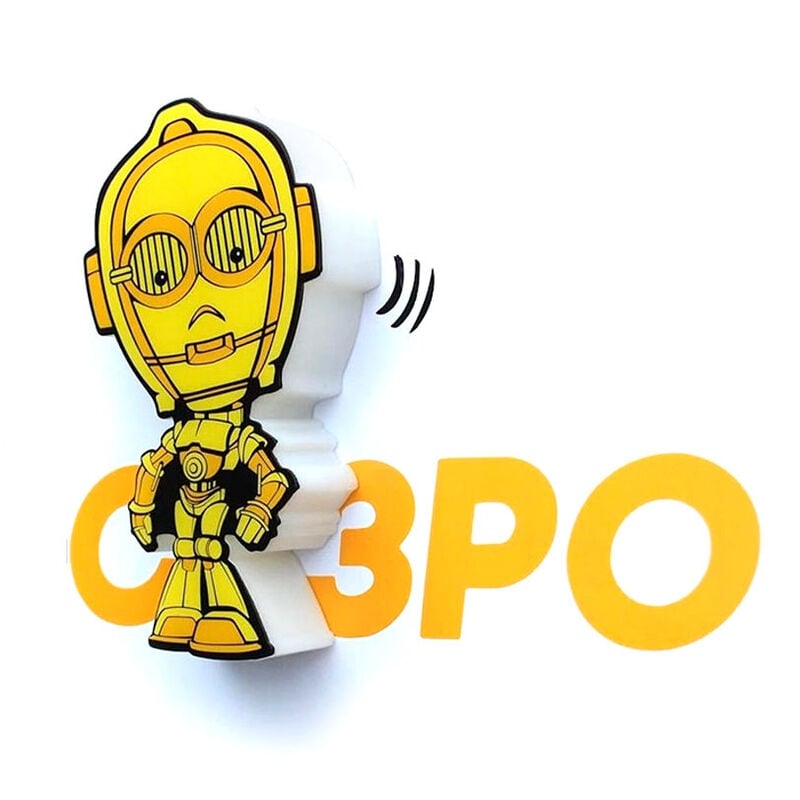 Lámpara LED 3D mini de C-3PO de Star Wars
