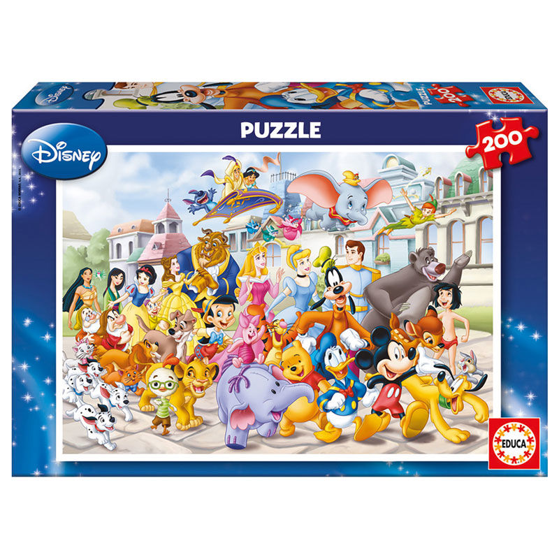 Puzzle Disney Desfile de 200 piezas con personajes clásicos