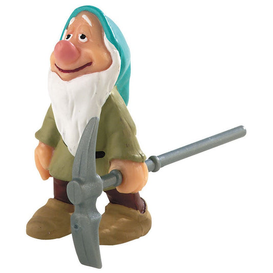 Figura BULLYLAND del enanito de Blancanieves con azadón