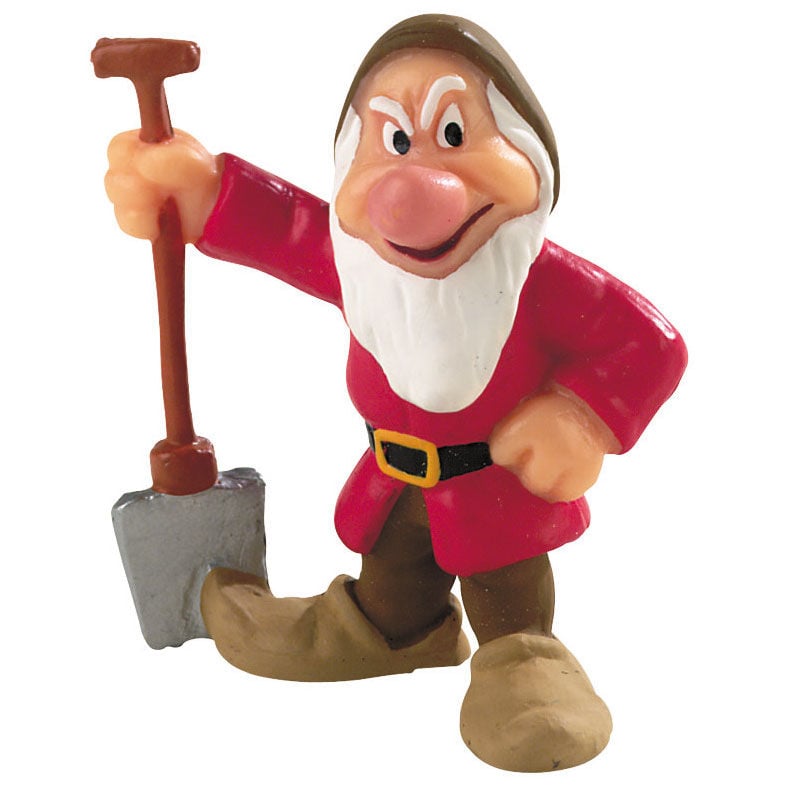 Figura Bullyland de enanito Disney con pala