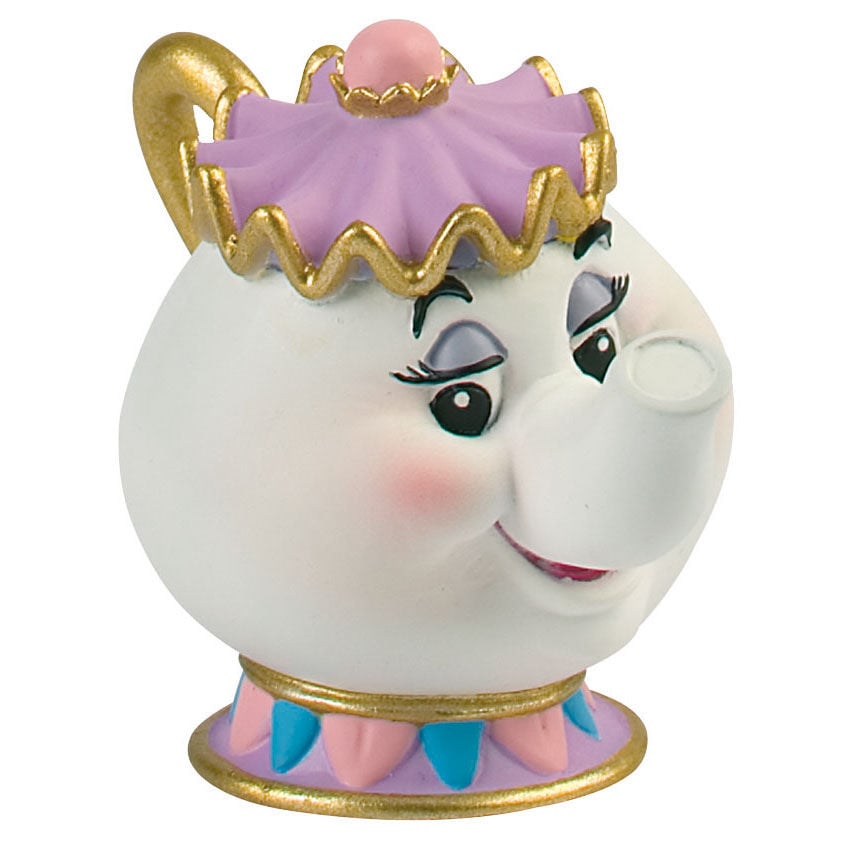 Figura Bullyland de Mrs. Potts de La Bella y la Bestia Disney