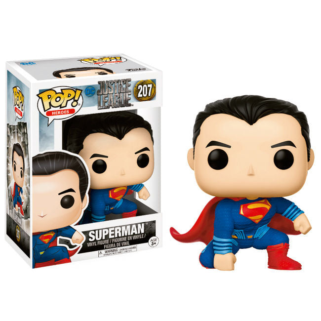 Figura Funko POP! de Superman de Justice League Movie con traje azul y capa roja - 2