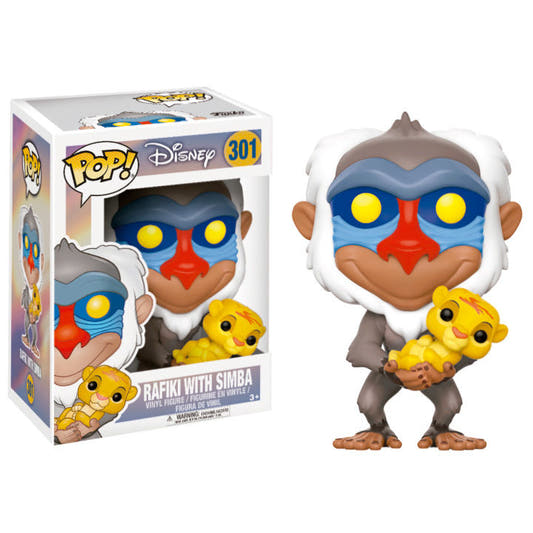 Figura Funko POP! de Rafiki sosteniendo a Simba - 2