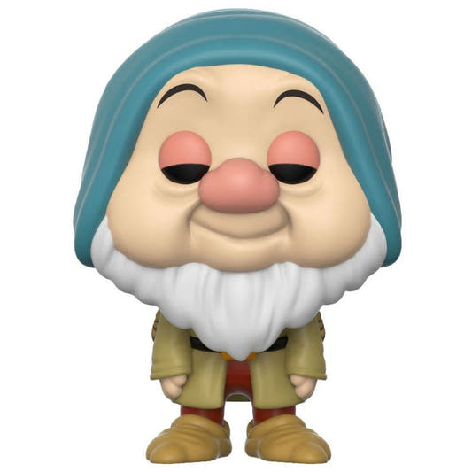 Figura Funko POP! de Dormilón con barba blanca y gorro azul verdoso